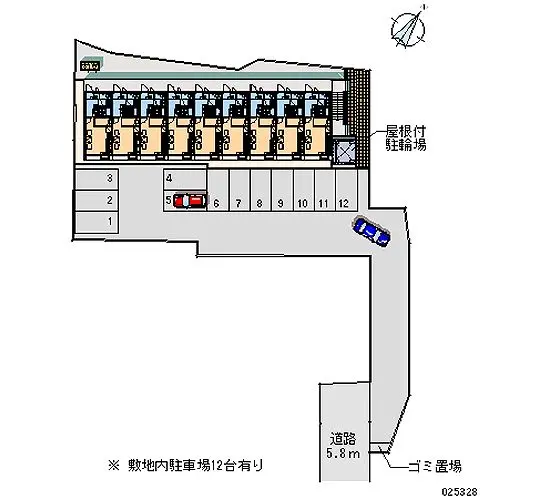 ★手数料０円★山形市松山２丁目　月極駐車場（LP）